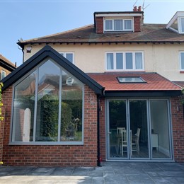 Single storey rear extension, Whitley Bay