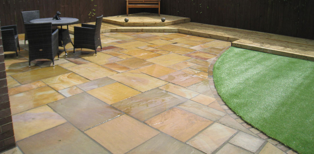 Stunning contemporary paving